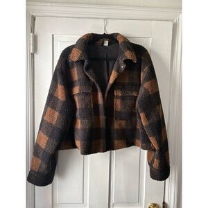 Cropped Teddy Jacket